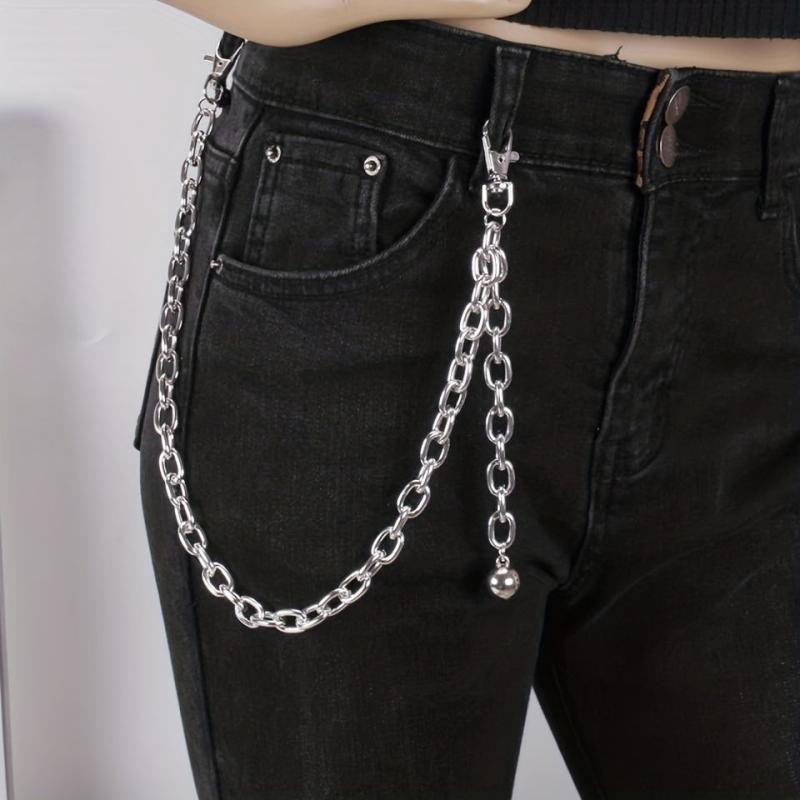 Punk Waist Chain Body Chain Jeans Pants Chain Funny Bag Chain Key Chain