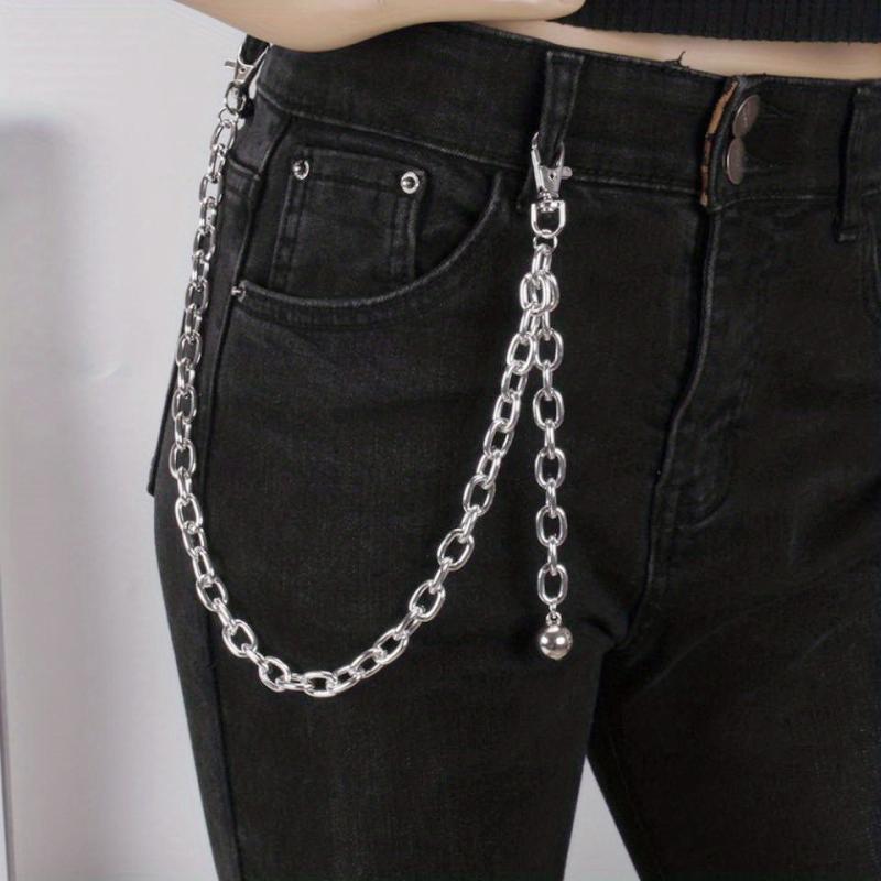 Punk Waist Chain Body Chain Jeans Pants Chain Funny Bag Chain Key Chain