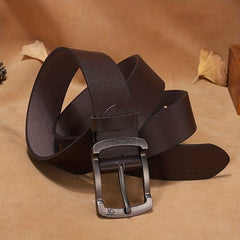 PU Pants Belt Retro Casual Business Buckle Belt For Men