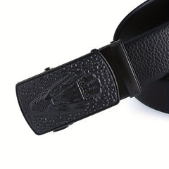 Men's PU Automatic Buckle Business Casual Belt