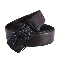 Men's PU Automatic Buckle Business Casual Belt