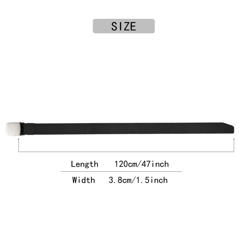 Casual Adjustable Men's Belt for Jeans Pants Outdoor Daily
