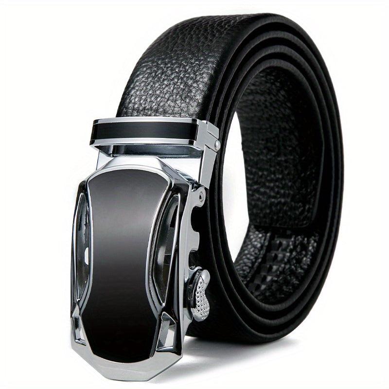 Cowhide Automatic Buckle Men's Belt Business Casual All-match Pants Belt