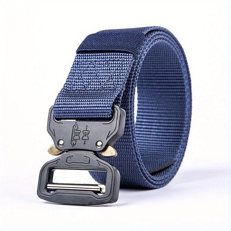 Men's Nylon Leather Canvas Pants Belt Extended Leather Belt