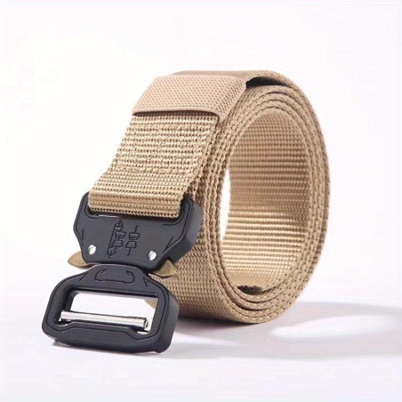 Men's Nylon Leather Canvas Pants Belt Extended Leather Belt