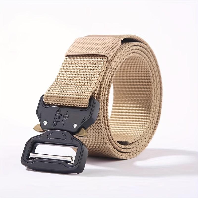 Men's Nylon Leather Canvas Pants Belt Extended Leather Belt