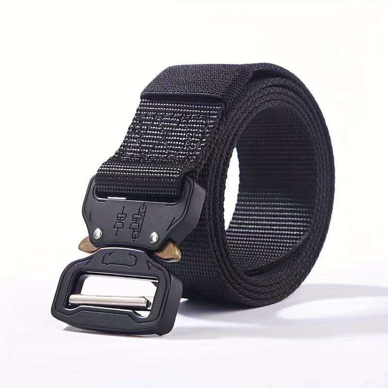 Men's Nylon Leather Canvas Pants Belt Extended Leather Belt