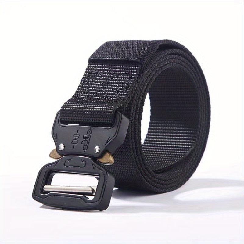 Men's Nylon Leather Canvas Pants Belt Extended Leather Belt