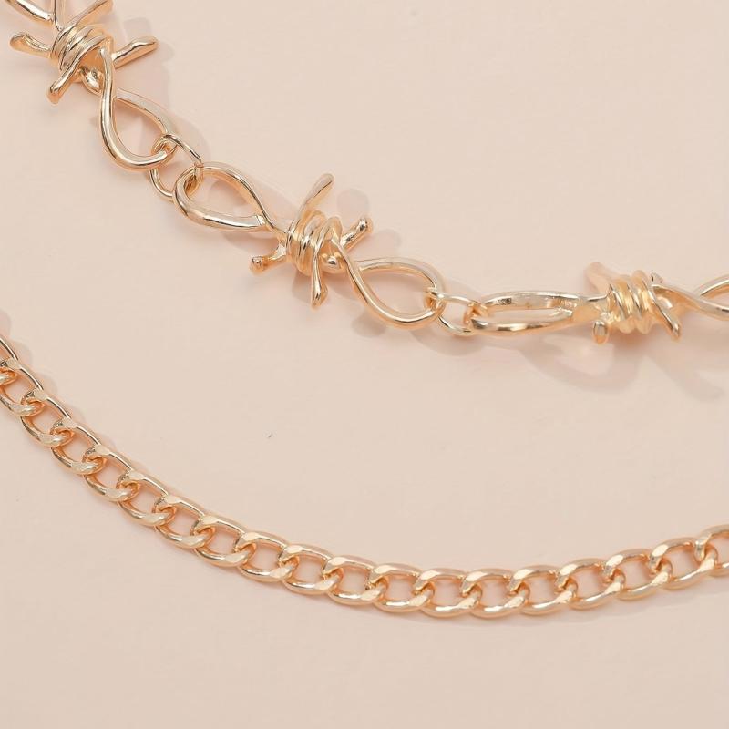 Golden Double Layer Pants Chain Body Jewelry