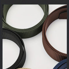 Men's Tactical Canvas Belt - Strong & Durable Waist Belt for Climbing
