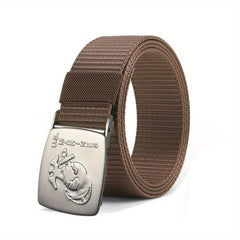 Men's Tactical Canvas Belt - Strong & Durable Waist Belt for Climbing