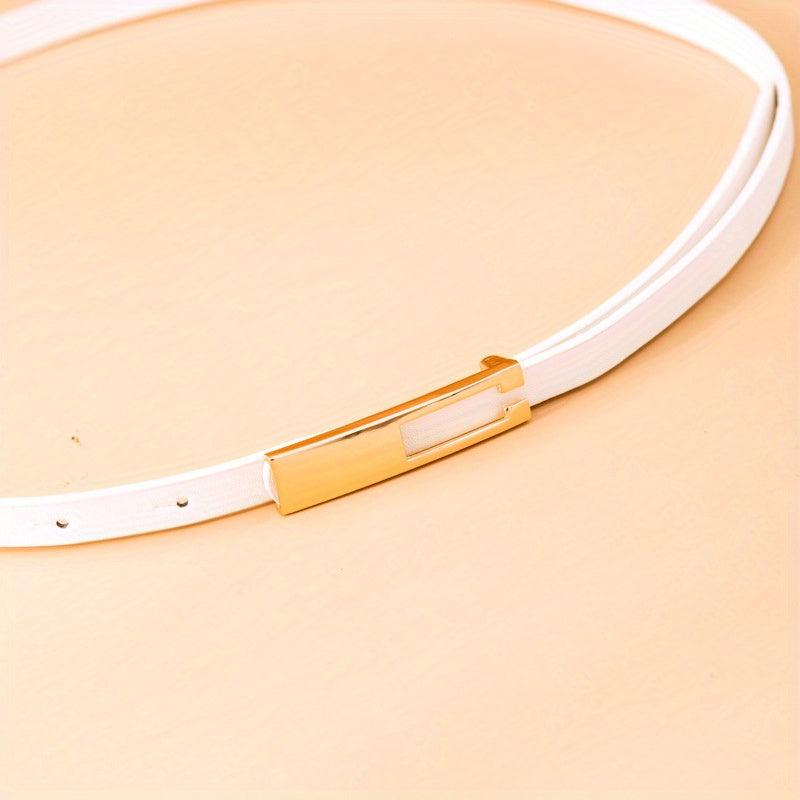 Faux Fur Alloy Belts Waist Belt Decor for Men