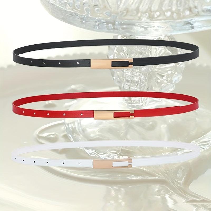 Faux Fur Alloy Belts Waist Belt Decor for Men