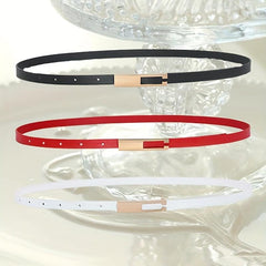 Faux Fur Alloy Belts Waist Belt Decor for Men