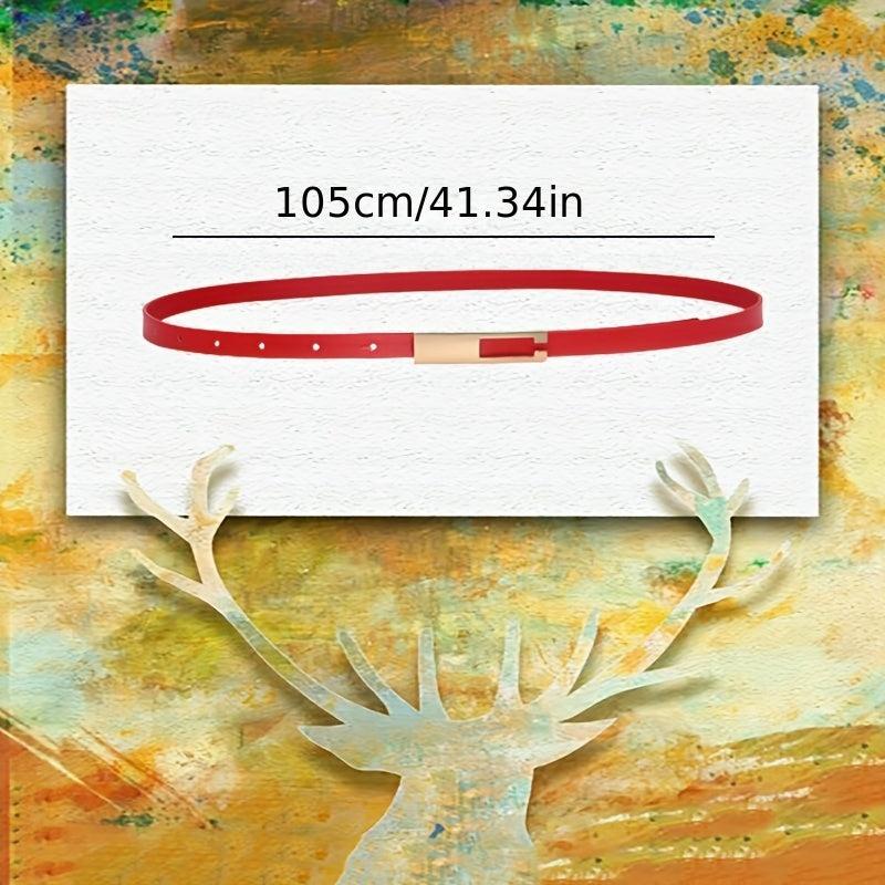 Faux Fur Alloy Belts Waist Belt Decor for Men