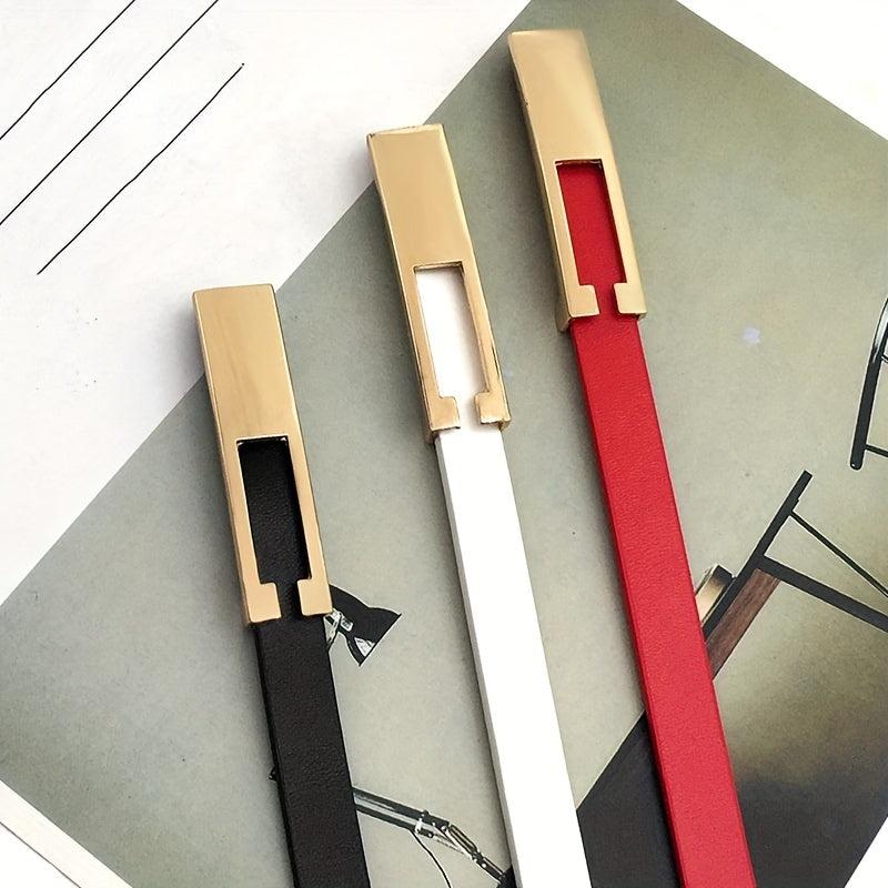 Faux Fur Alloy Belts Waist Belt Decor for Men