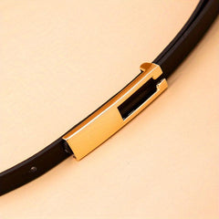 Faux Fur Alloy Belts Waist Belt Decor for Men