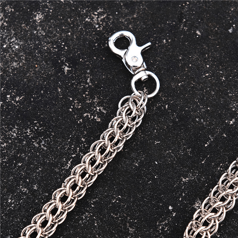 Motorcycle Cars Keychain Metal Wallet Belt Chain Long Punk HipHop Jewelry