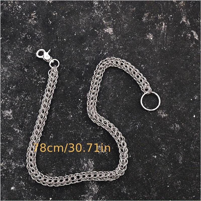 Motorcycle Cars Keychain Metal Wallet Belt Chain Long Punk HipHop Jewelry