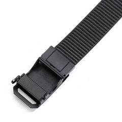 Men Tactical Canvas Belt Buckle