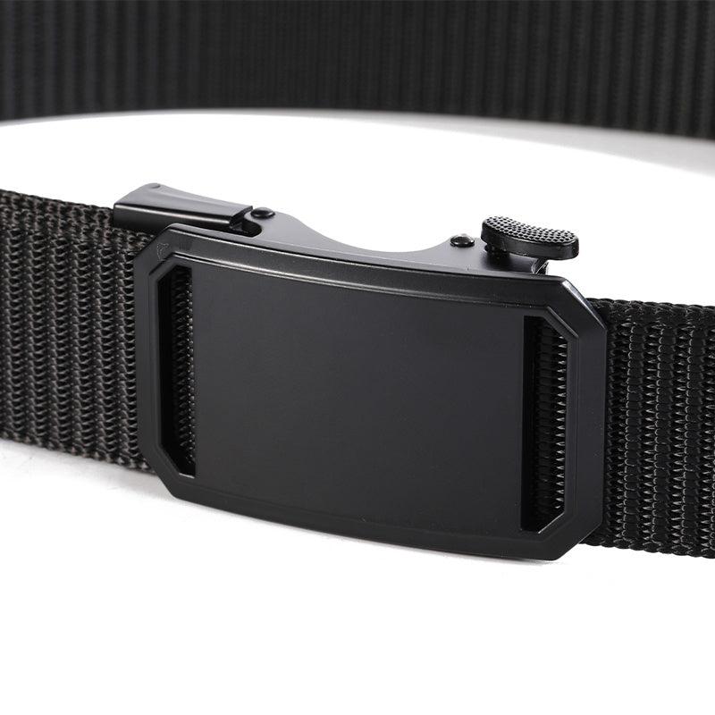 Men Tactical Canvas Belt Buckle