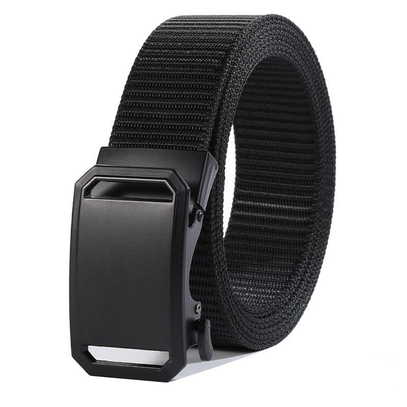 Men Tactical Canvas Belt Buckle