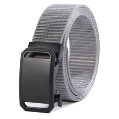 Men Tactical Canvas Belt Buckle
