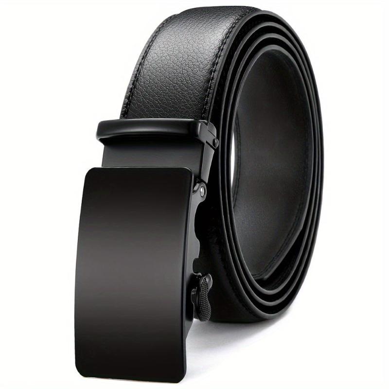 YOORAN Men's Ratchet Adjustable Leather Belt For Jeans