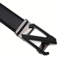 Black Leather Crossbody Bag with Chain Strap