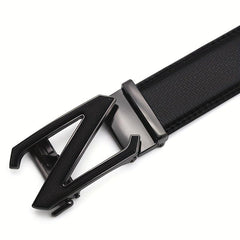 Black Leather Crossbody Bag with Chain Strap