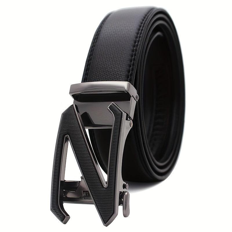 Black Leather Crossbody Bag with Chain Strap