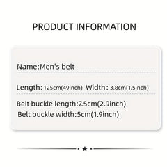 Men's Tactical Quick Release Snap Belt Elastic Outdoor Training