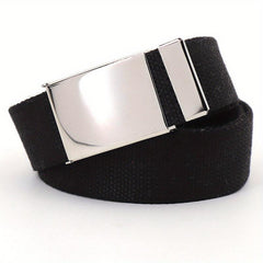 Candy Joker Woven Belt Stylish Canvas Jeans Belt For Men