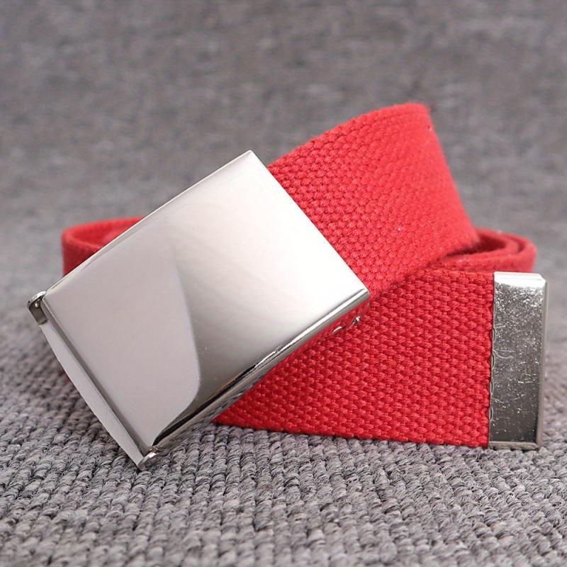 Candy Joker Woven Belt Stylish Canvas Jeans Belt For Men