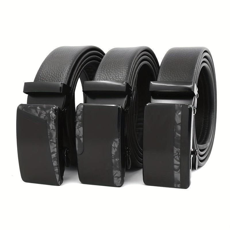 Automatic Slider Buckle Belt Business Casual Stylish Belt For Men