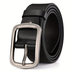 Men's Leather Pin Buckle Belt Cowhide Pants Belt Denim Belt