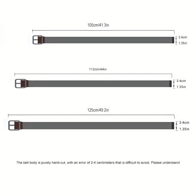 Canvas Belt with Alloy Pin Buckle for Military Training