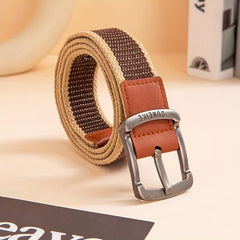 Canvas Belt with Alloy Pin Buckle for Military Training