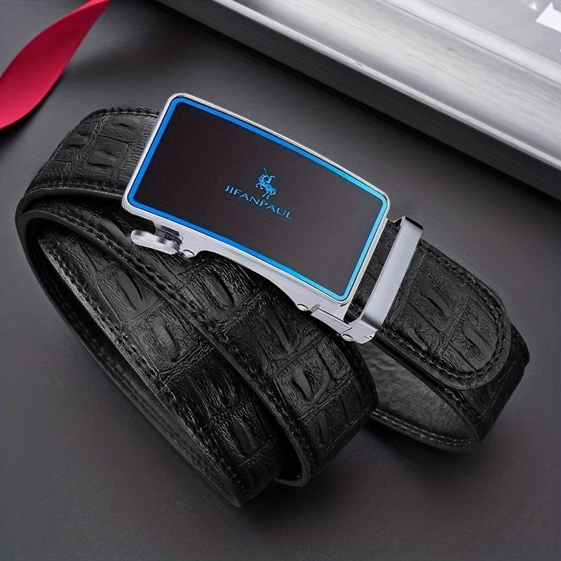 Men's Casual Business Auto Buckle Belt for Pants Jeans