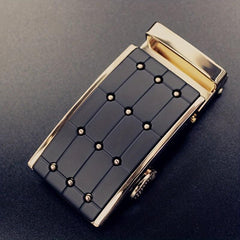 Men's Leather Automatic Buckle Business Casual Pants Belt