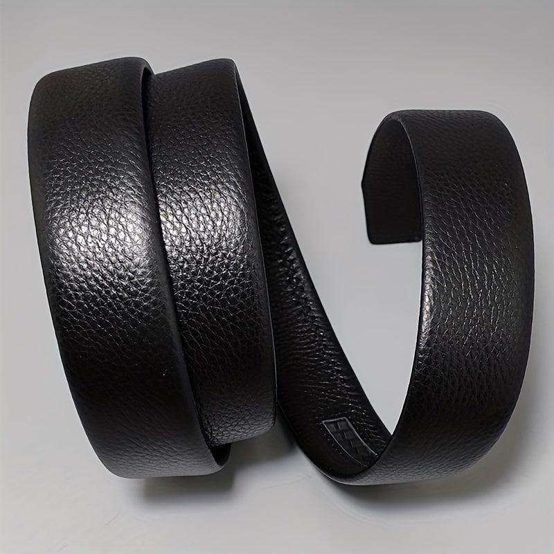 Men's Leather Automatic Buckle Business Casual Pants Belt