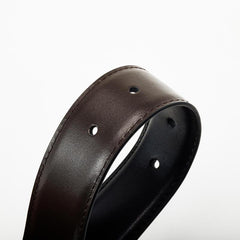 Men's Leather Business Belt & Buckle - Perfect Gift for Husband or Father