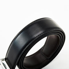 Men's Leather Business Belt & Buckle - Perfect Gift for Husband or Father