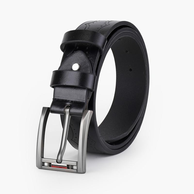 Stylish Embossed Leather Belt