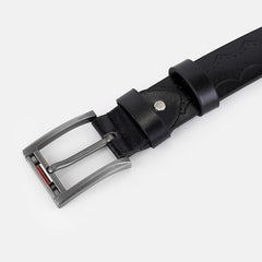 Stylish Embossed Leather Belt
