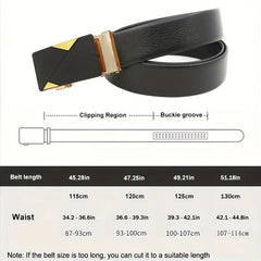 Men's Classic Casual Automatic Buckle Belt Business Gift Dad Hu...