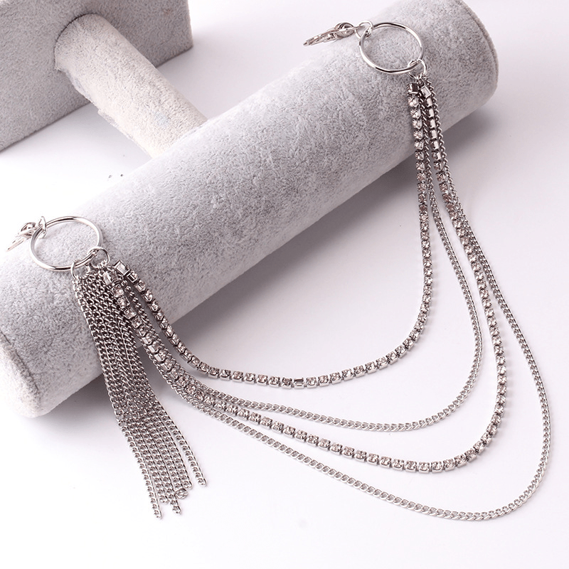 Stainless Steel Pant Chain Hip Hop Punk Keyring Trousers Jeans Metal Chains