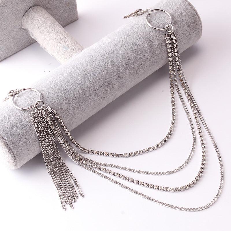 Stainless Steel Pant Chain Hip Hop Punk Keyring Trousers Jeans Metal Chains