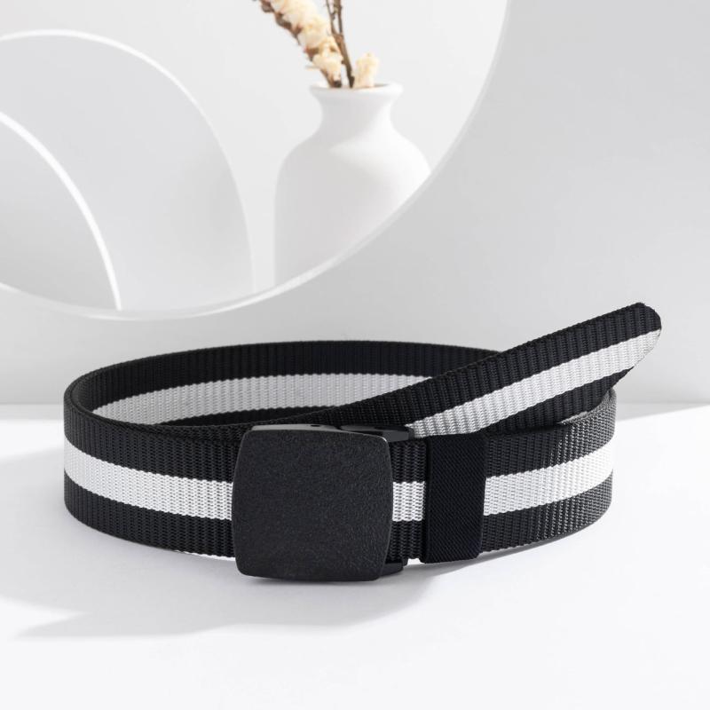 Tank Pattern Nylon Belt