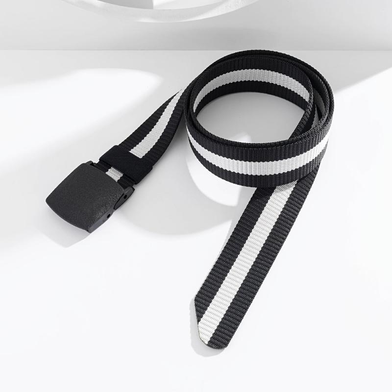 Tank Pattern Nylon Belt